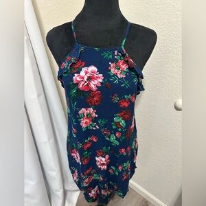 Ambiance Navy Floral Camisole Top